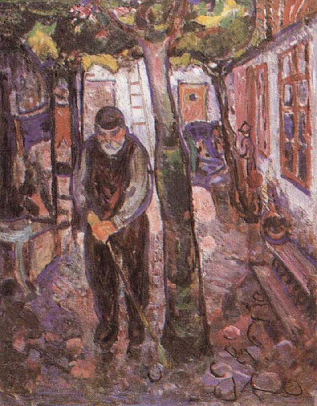 The Old Man, Edvard Munch